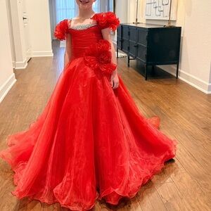 Charming Scarlet Kids Formal Dress